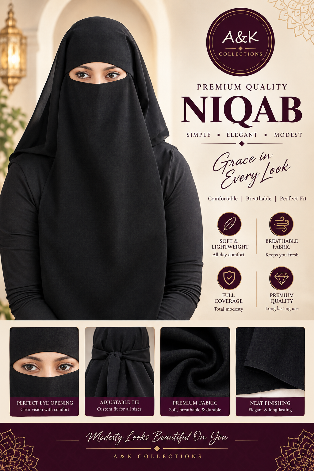 Niqab Hijab | Premium Quality