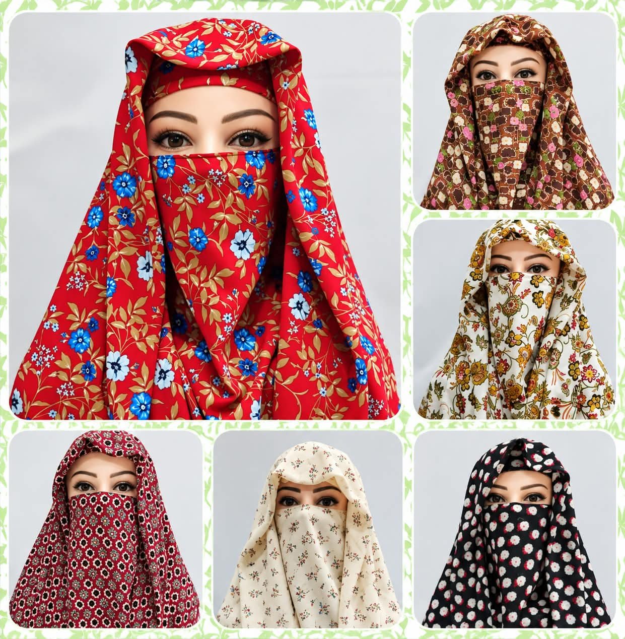 Double layer Hijab